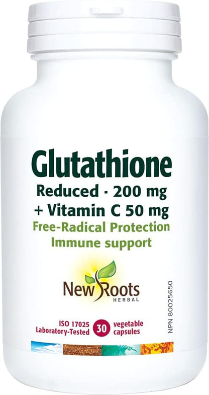 Glutathione (Reduced) 200mg - 30 V-Caps [amazon_upc] asin:B086KG336B