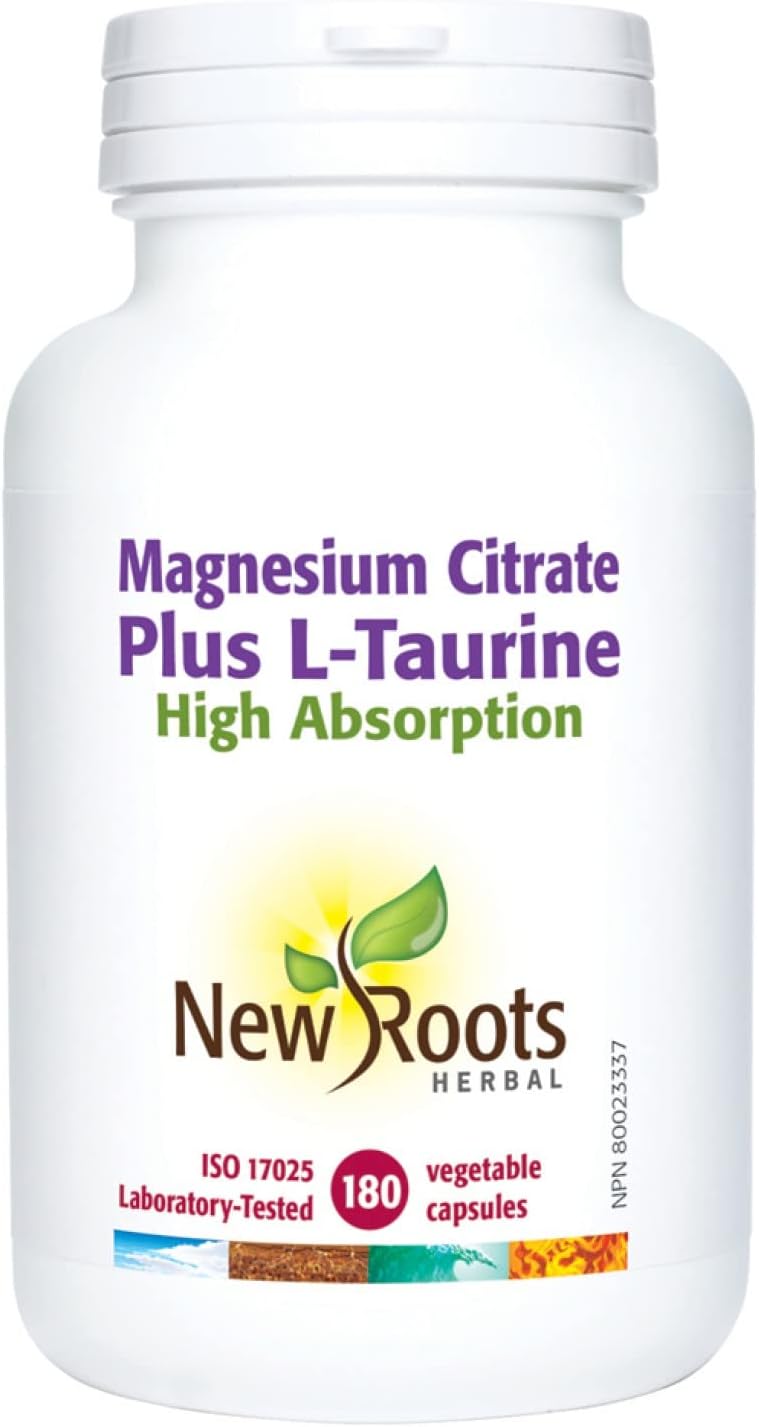 Magnesium Citrate & L-Taurine - 180 Caps [amazon_upc] asin:B00CORNSWO