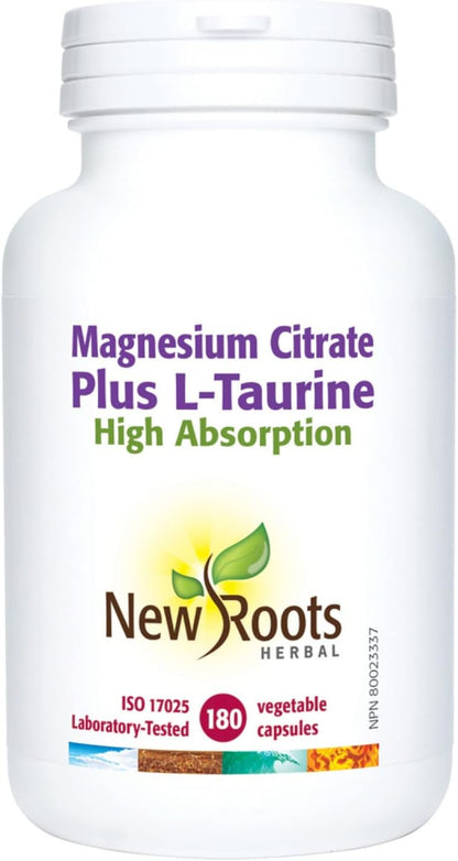 Magnesium Citrate & L-Taurine - 180 Caps [amazon_upc] asin:B00CORNSWO