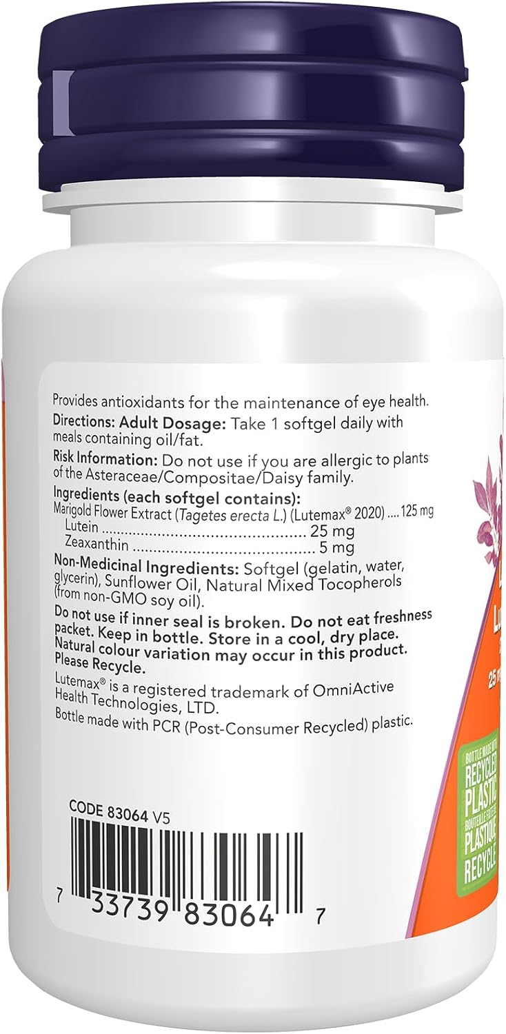 Lutein 25mg And Zeaxanthin 5mg - 60 Softgels [amazon_upc] asin:B07GPTN5VK