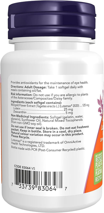 Lutein 25mg And Zeaxanthin 5mg - 60 Softgels [amazon_upc] asin:B07GPTN5VK