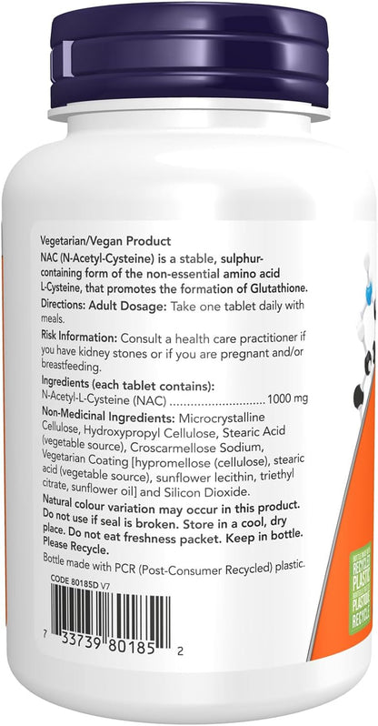NAC 1000mg Extra Strength - 120 Tabs [amazon_upc] asin:B078WV4M6V