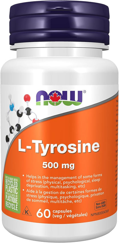 L-Tyrosine 500mg - 60 Caps [amazon_upc] asin:B0040BDF0W