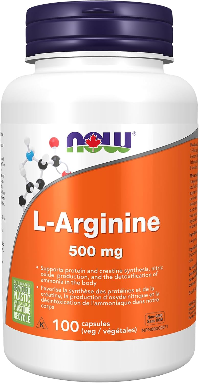 L-Arginine 500mg Free Form - 100 Caps [amazon_upc] asin:B003FG31LQ