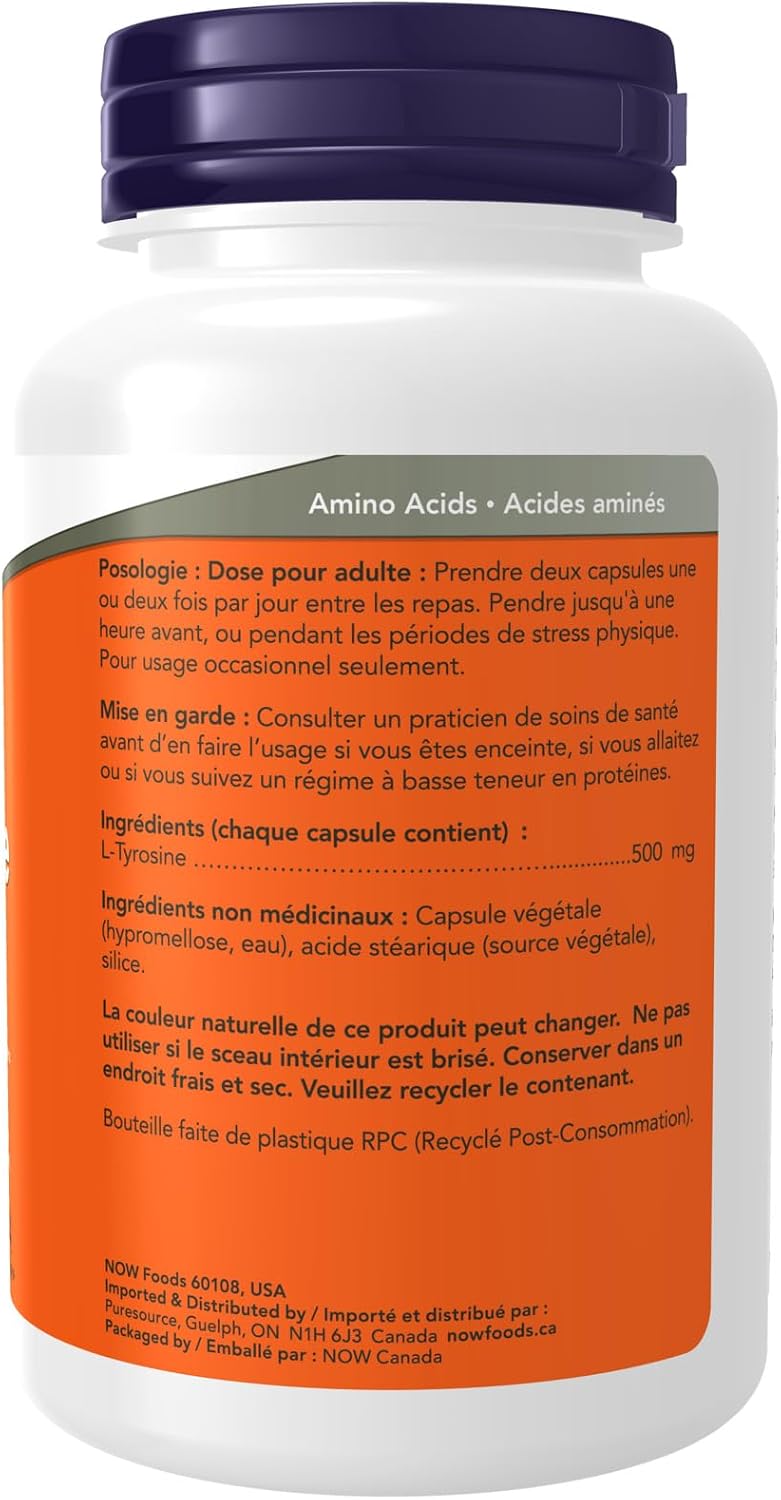 L-Tyrosine 500mg - 120 + 60 Caps FREE [amazon_upc] asin:B000NC2XCI