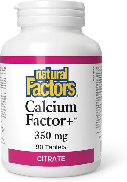 Calcium Factor 350mg - 90 Tabs + BONUS [amazon_upc] asin:B0BLV1WJK9