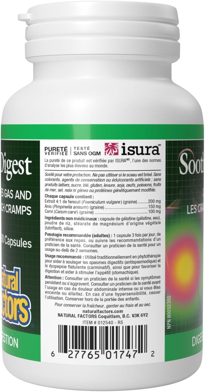 Soothe Digest - 90 Caps [amazon_upc] asin:B001J1O3RK