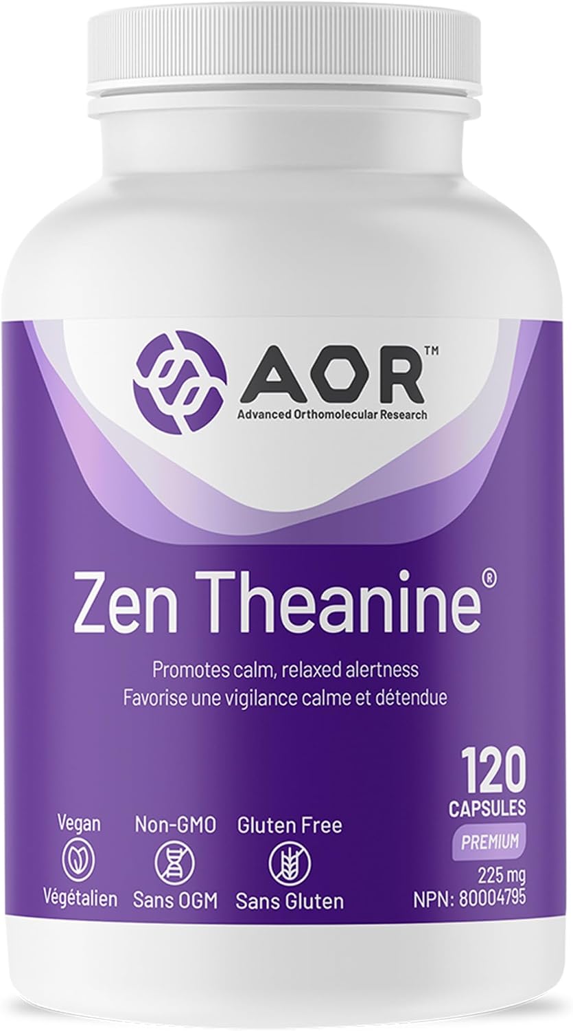 Zen Theanine 225mg - 120 V-Caps + BONUS [amazon_upc] asin:B01MTP56HC