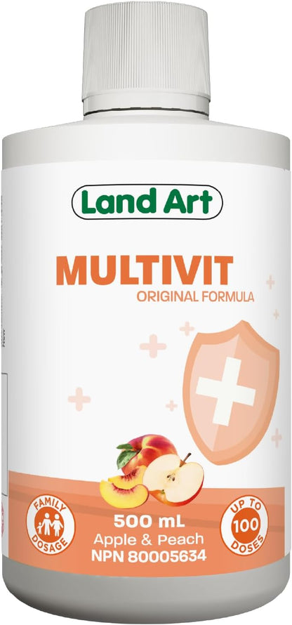 Multivit (Peach Apple) - 500ml [amazon_upc] asin:B00CORMJU6