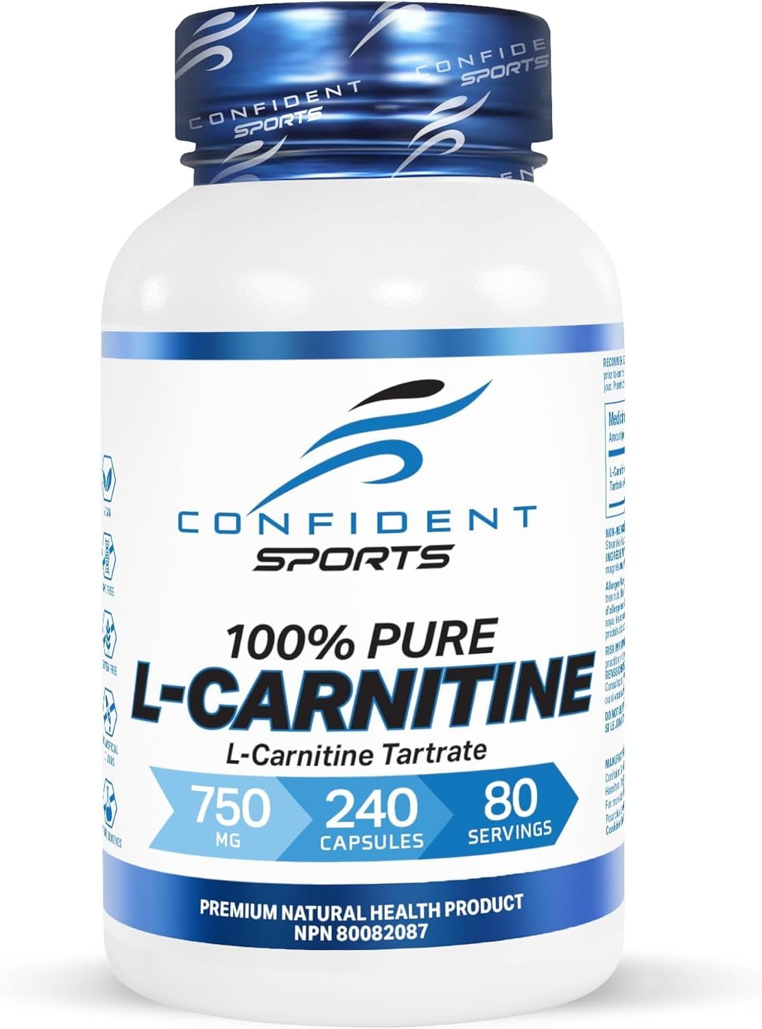 L-Carnitine 750mg - 240 + 120 Caps [amazon_upc] asin:B08N3W4KCW