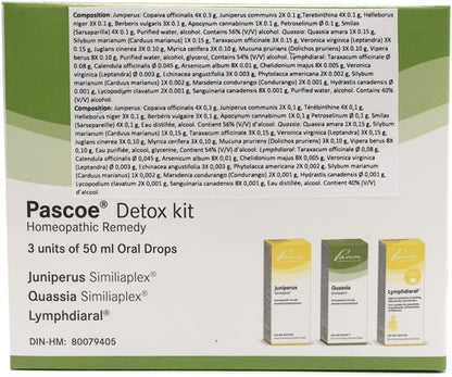 Pascoe Detox Kit (Whole Body Cleanse) - 3 x 50ml [amazon_upc] asin:B06XXRYXKM