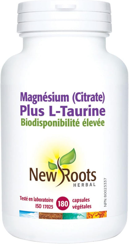 Magnesium Citrate & L-Taurine - 180 Caps [amazon_upc] asin:B00CORNSWO