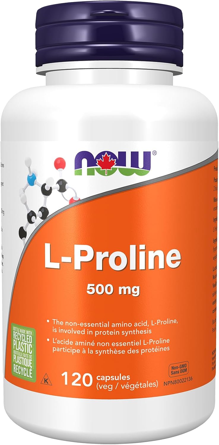 L-Proline 500mg - 120 Caps [amazon_upc] asin:B00J387VZW