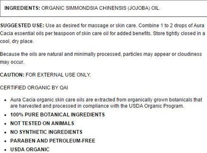 Jojoba Skin Care Oil (Balancing) - 118ml [amazon_upc] asin:B00CP7PIM6