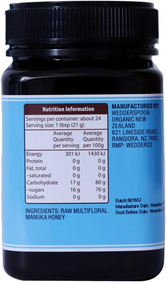 Multifloral Raw Manuka Honey (Kfactor12) - 500g [amazon_upc] asin:B000VK1DC8