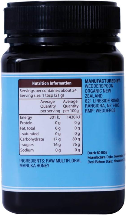 Multifloral Raw Manuka Honey (Kfactor12) - 500g [amazon_upc] asin:B000VK1DC8