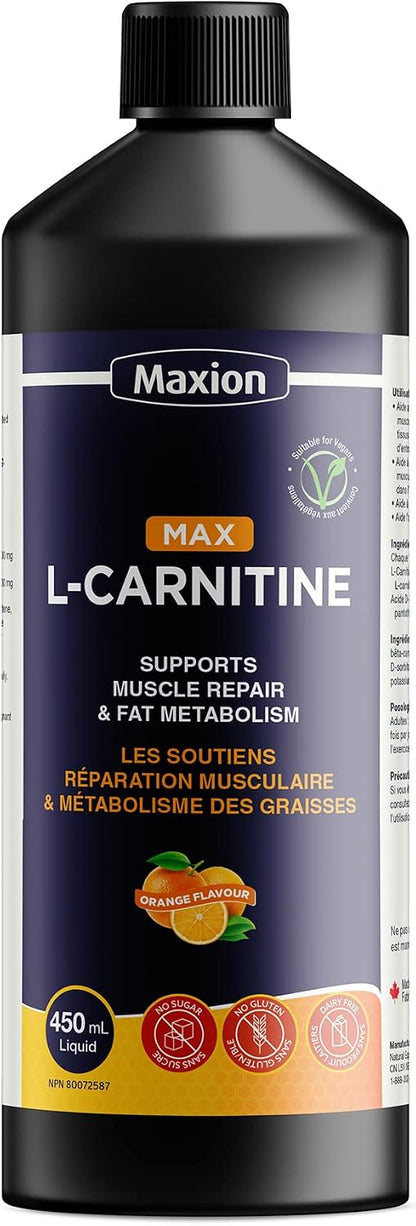 Max L-Carnitine 1,500mg - 450ml [amazon_upc] asin:B09BXKFBHK