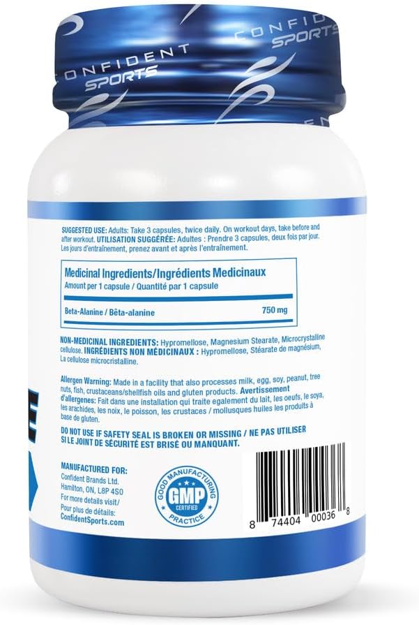 Beta Alanine 750mg - 120 V-Caps [amazon_upc] asin:B0C9R5JSYS