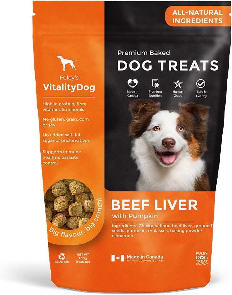 Premium Baked Dog Treats (Beef Liver With Pumpkin) - 400g [amazon_upc] asin:B017AO852S