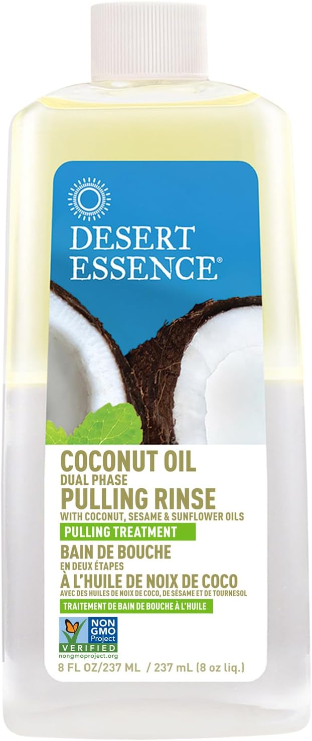 Coconut Oil Dual Phase Pulling Rinse - 237ml [amazon_upc] asin:B071F1V877