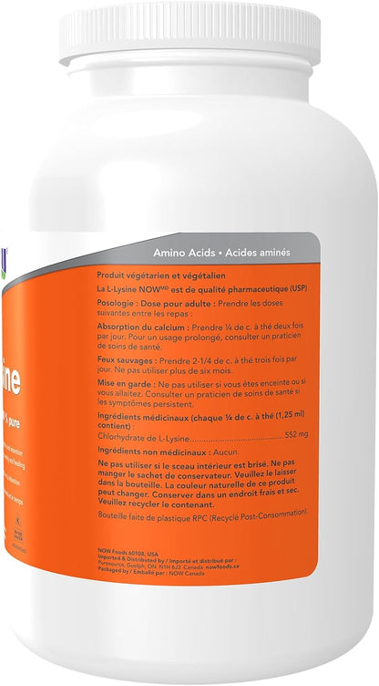 L-Lysine Powder 100% Pure - 454g [amazon_upc] asin:B078WVS8QH