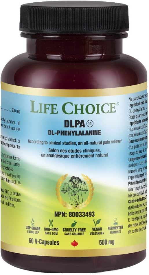 DL-Phenylalanine 500mg - 60 V-Caps [amazon_upc] asin:B0723GLPYQ