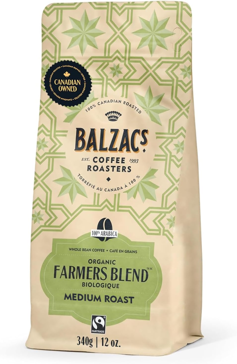 Farmers Blend (Whole Bean Marble Roast) - 340g [amazon_upc] asin:B075V51FDN