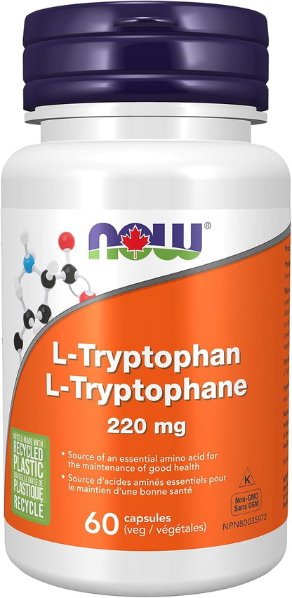 L-Tryptophan 220mg - 60 V-Caps [amazon_upc] asin:B01J28ASES