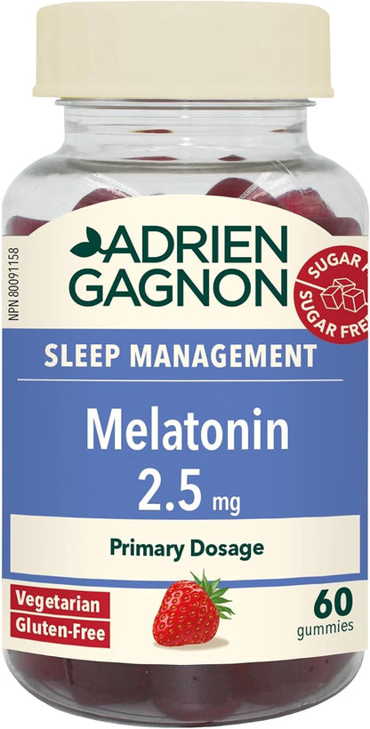 Melatonin 2.5mg (Sugar Free Strawberry) - 60 Gummies [amazon_upc] asin:B0B75K1CR5