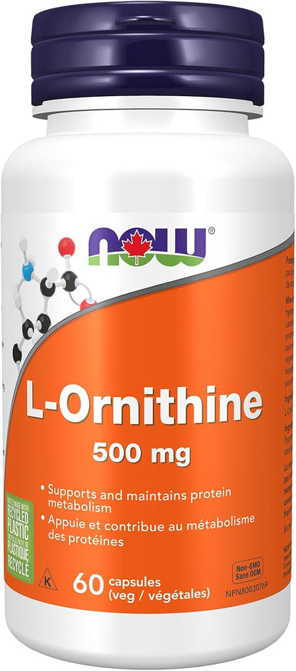 L-Ornithine 500mg - 60 Caps [amazon_upc] asin:B07HPQJKRL