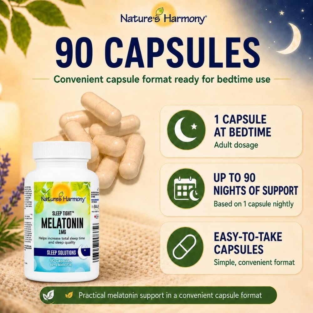 Sleep Tight Melatonin 1mg - 90 Caps [amazon_upc] asin:B00CP7TKLG