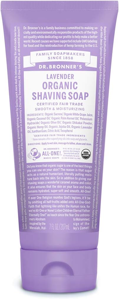Organic Shaving Soap (Lavender) - 207ml [amazon_upc] asin:B0013NXBRM