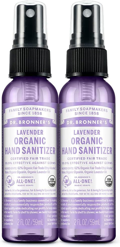 Organic Hand Sanitizing Spray (Lavender) - 59ml [amazon_upc] asin:B00IKTG92G