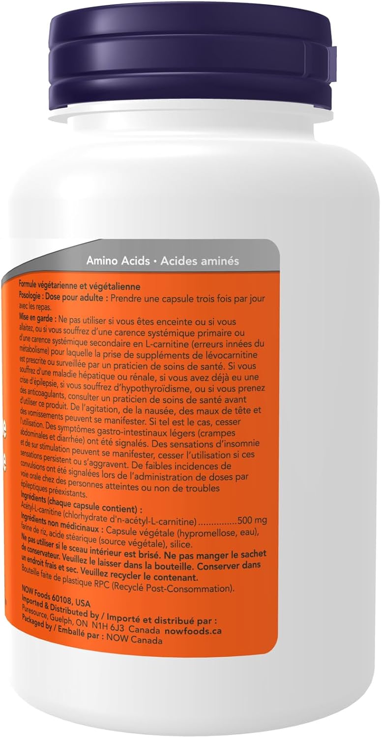 Acetyl L-Carnitine 500mg - 100 V-Caps [amazon_upc] asin:B01CFF815I