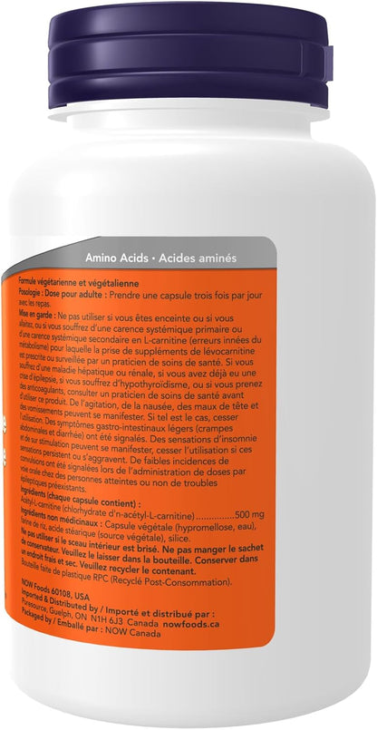 Acetyl L-Carnitine 500mg - 100 V-Caps [amazon_upc] asin:B01CFF815I