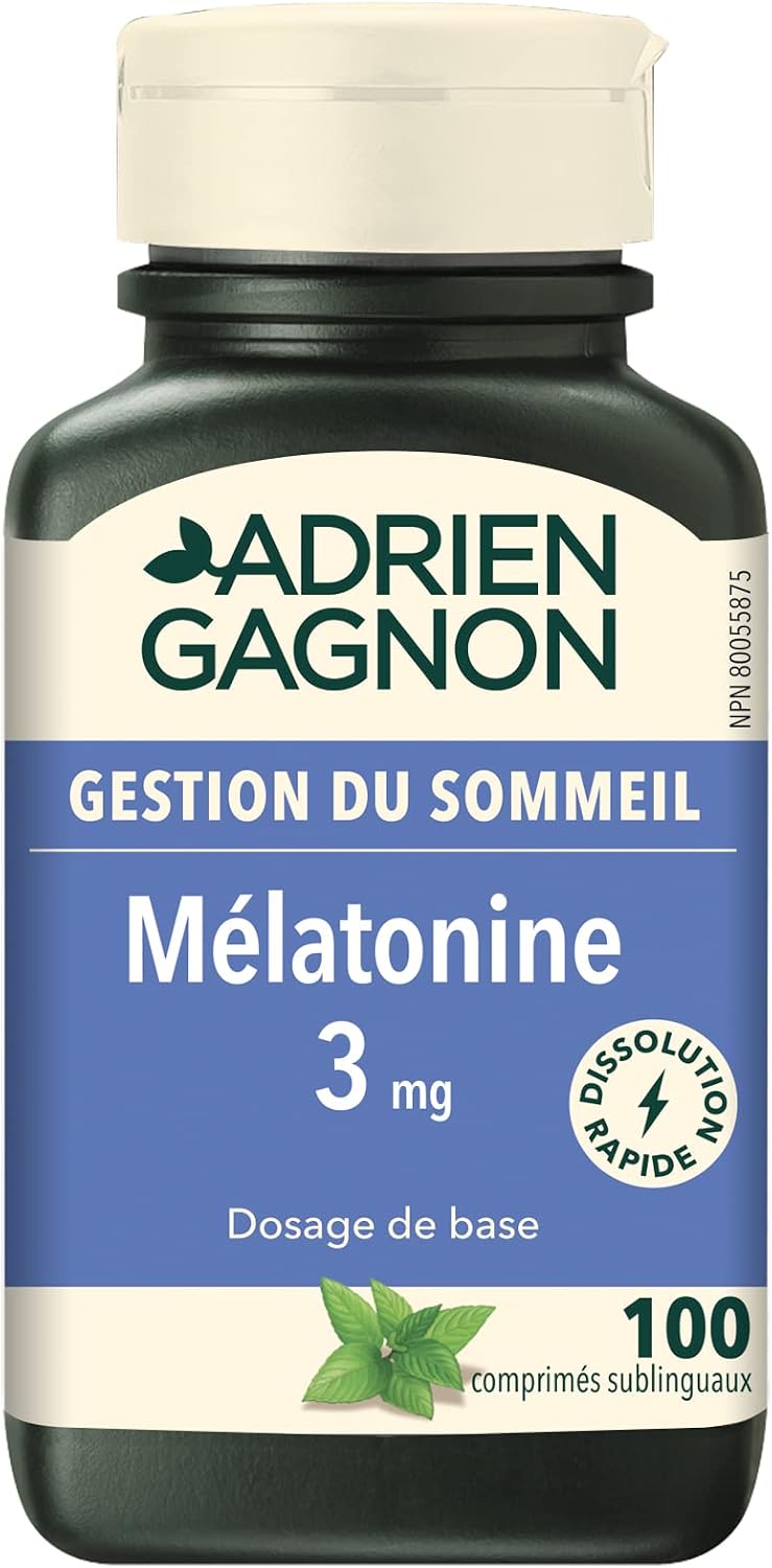 Melatonin 3mg (Peppermint) - 100 Sub Tabs [amazon_upc] asin:B0BL955YW4