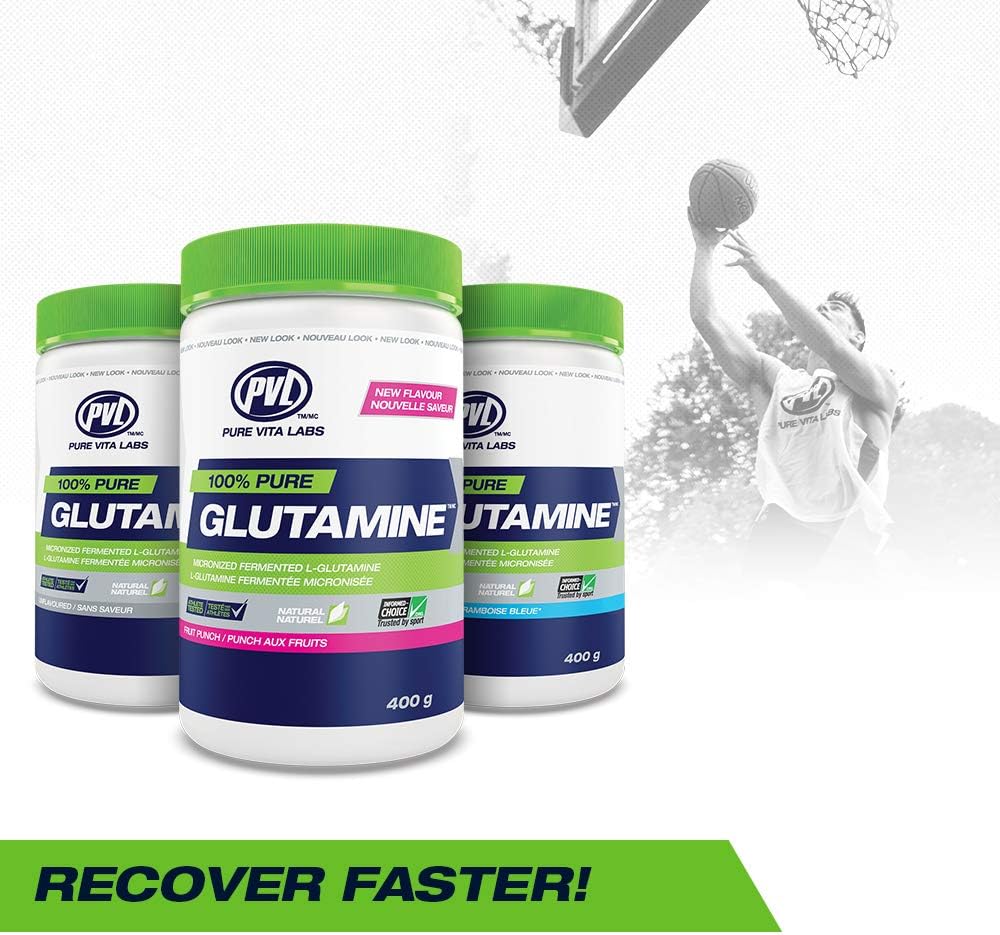 100% Pure Glutamine (Blue Raspberry) - 400g [amazon_upc] asin:B00HG08HEI