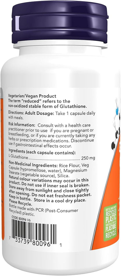 Glutathione 250mg - 60 V-Caps [amazon_upc] asin:B003FG66KY