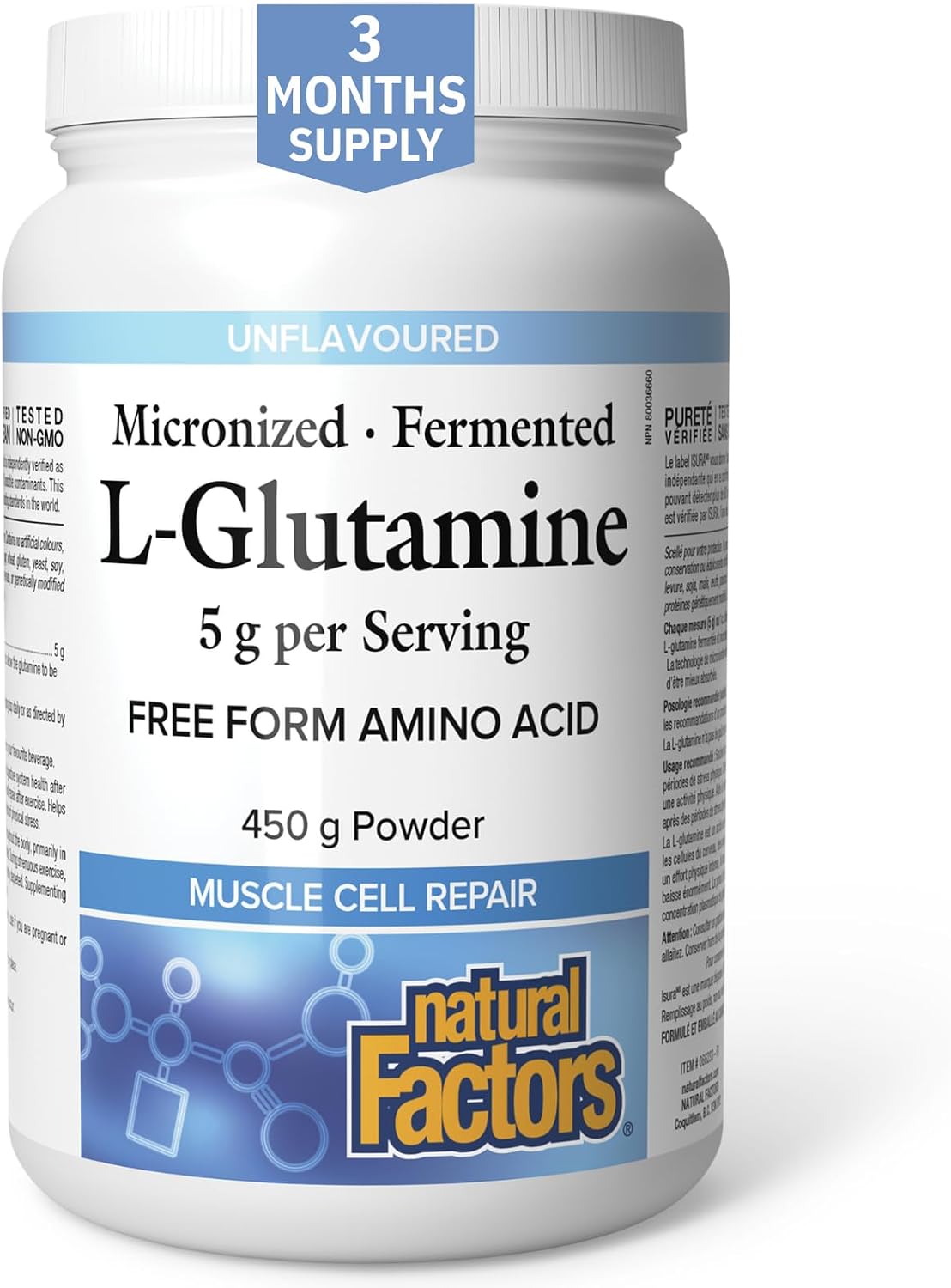 L-Glutamine - 450g Powder [amazon_upc] asin:B0DM9SNPD7