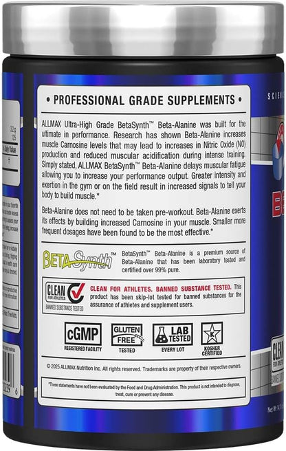 Beta Alanine - 400g [amazon_upc] asin:B003NZE0OG