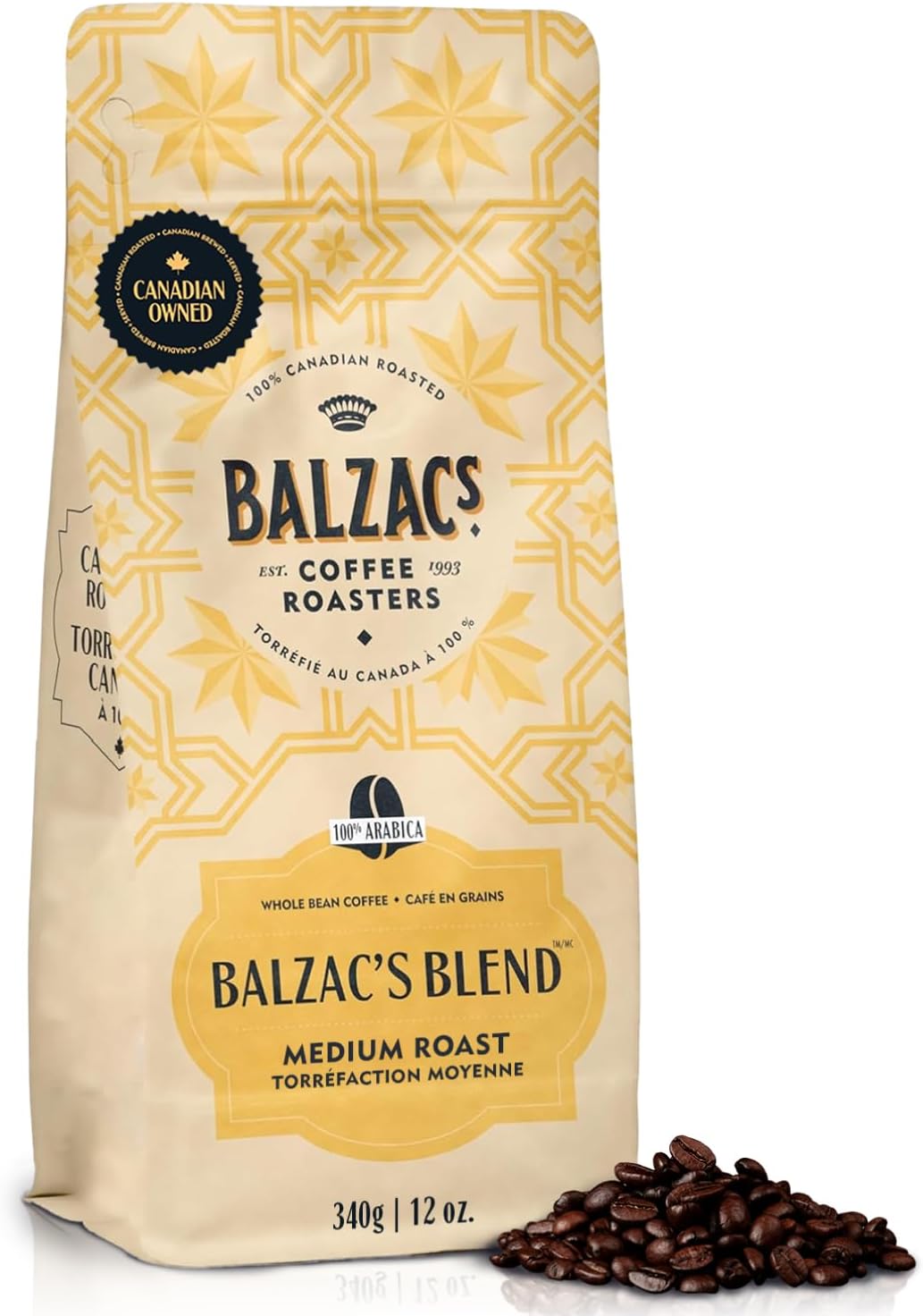 Balzac's Blend (Whole Bean Marble Roast) - 340g [amazon_upc] asin:B075V51FDS
