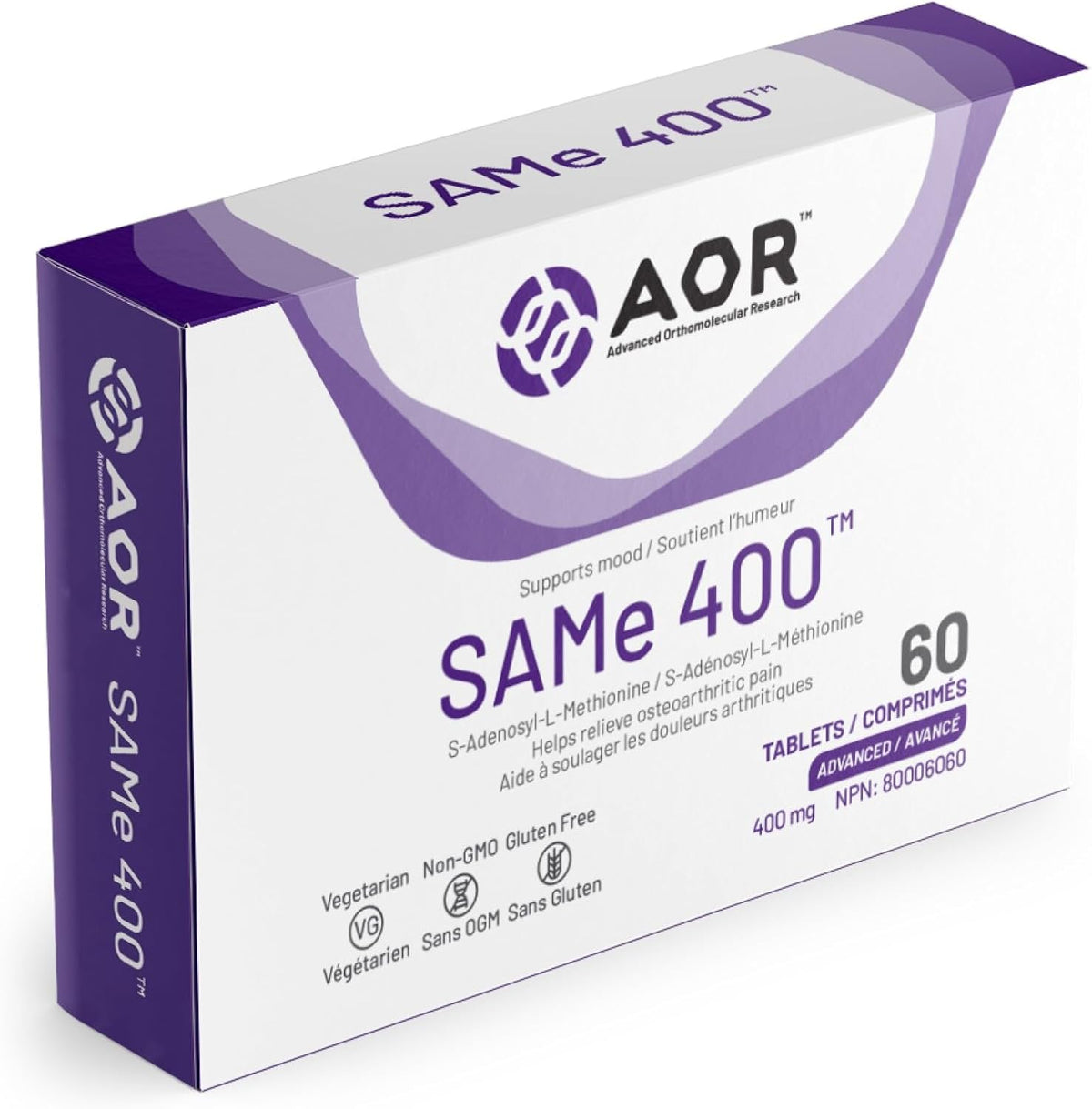 SAMe 400mg - 60 Tabs + BONUS [amazon_upc] asin:B003FG3490