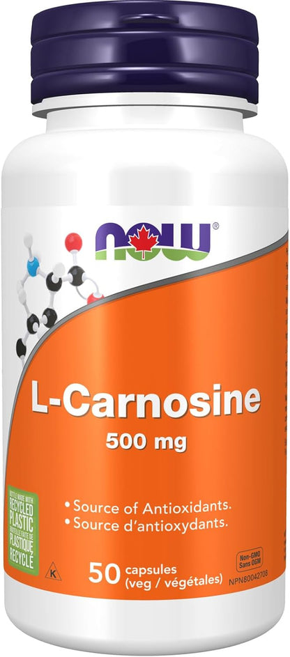 L-Carnosine 500mg - 50 V-Caps [amazon_upc] asin:B003FG513M