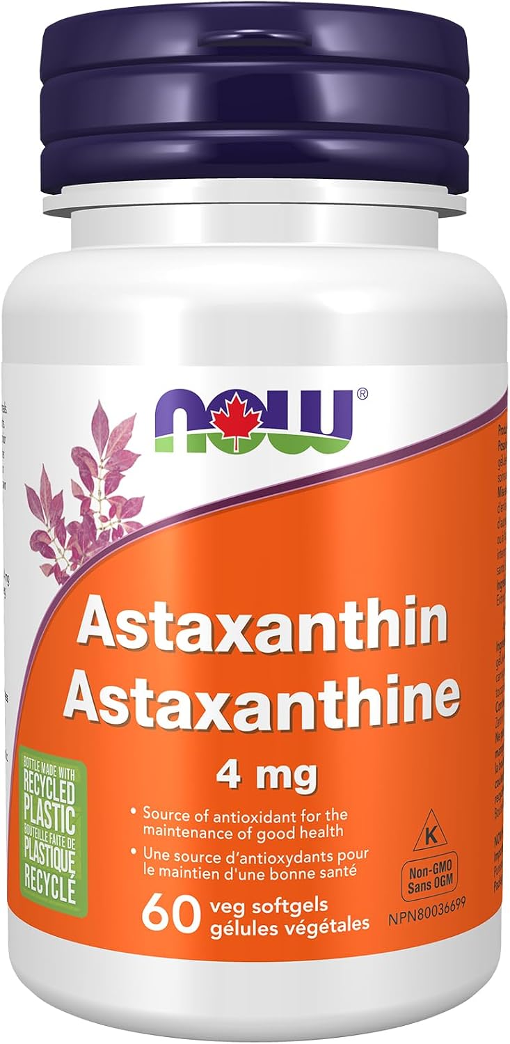 Astaxanthin 4mg - 60 Veggie Softgels + BONUS [amazon_upc] asin:B00J38JK24