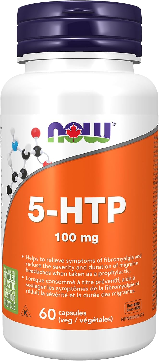 5-HTP 100mg - 60 V-Caps + BONUS [amazon_upc] asin:B003JLSTFA