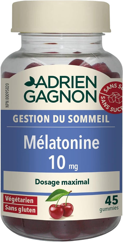 Melatonin 10mg (Sugar Free Cherry) - 45 Gummies [amazon_upc] asin:B0B75JSGCJ