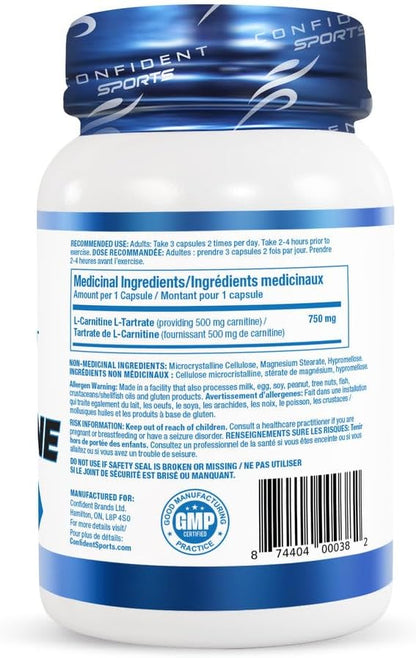 L-Carnitine 750mg - 240 + 120 Caps [amazon_upc] asin:B08N3W4KCW