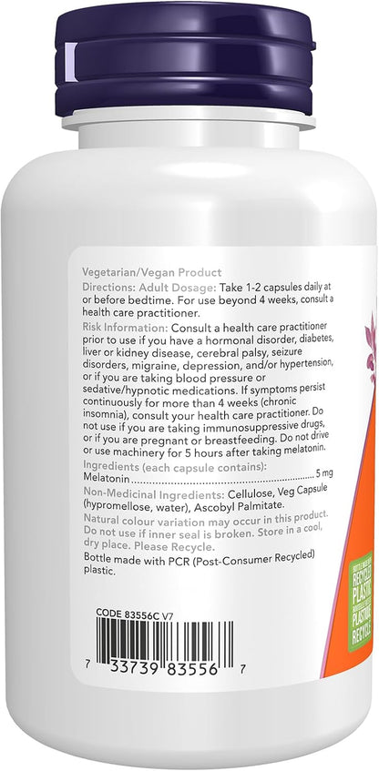 Melatonin 5mg - 180 V-Caps [amazon_upc] asin:B00CORKW3W
