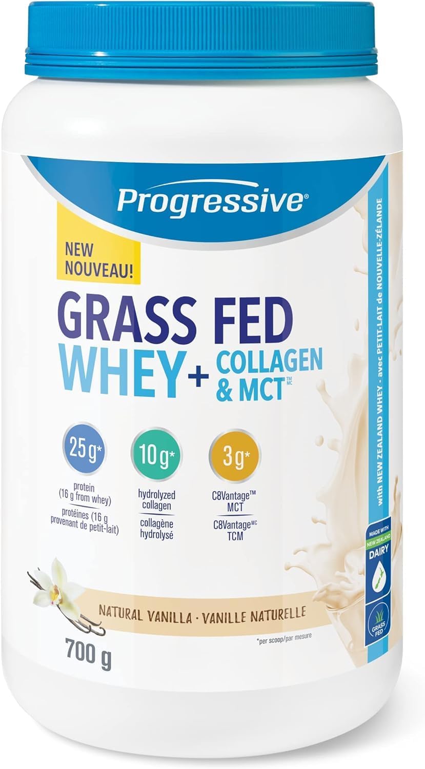 Grass Fed Whey + Collagen & MCT (Vanilla) - 700g [amazon_upc] asin:B083VXXS64
