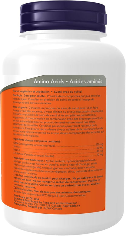 GABA 250mg Chewable (Orange) - 90 Tabs [amazon_upc] asin:B078WVZX6C